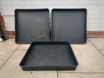 Photo of free 3 x Garden Trays 60cm x 60cm x 7cm. (Horsell GU21) #1