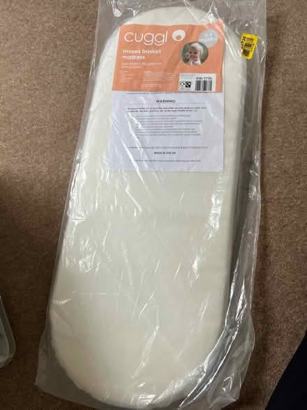Photo of free Moses basket mattress unopened (Surbiton) #1