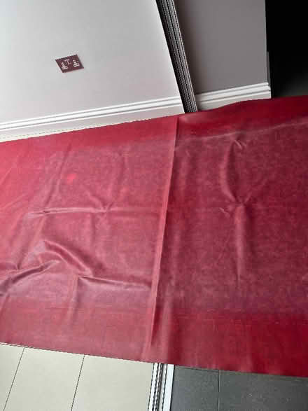 Photo of free Leatherette heavy duty oilcloth table protector (Binfield RG42) #2