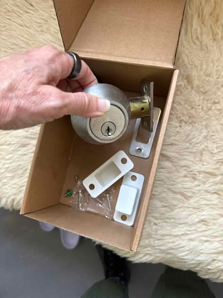 Photo of free Deadbolt with key Door Lock (Eola Heights downtown) #3