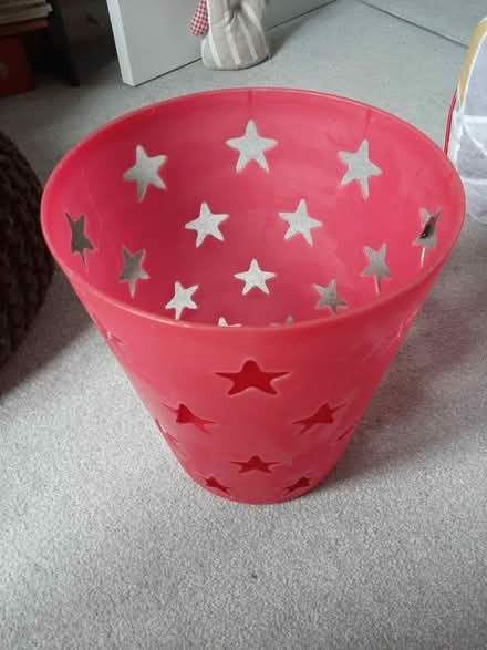 Photo of free Pink plastic waste bin (Birds Marsh View, SN15) #1