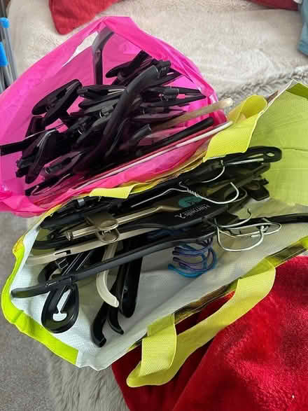 Photo of free Two bags of hangers (Glastonbury, BA6) #1