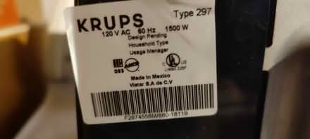 Photo of free Krups toaster oven (Yonge and Lawrence) #3