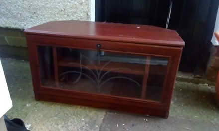 Photo of free Wood tv cabinet (Trefnant LL16) #2