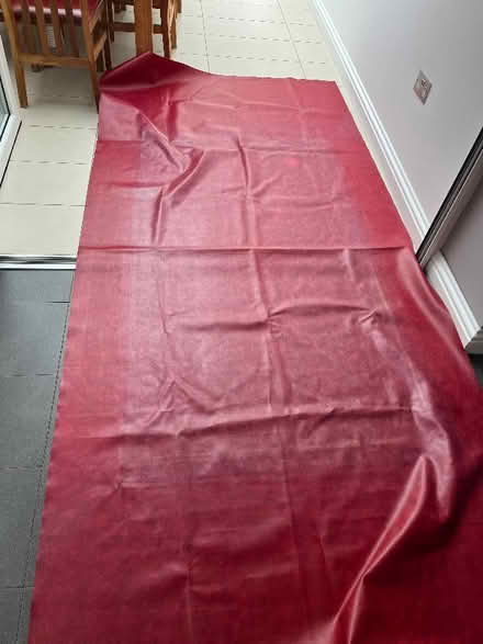 Photo of free Leatherette heavy duty oilcloth table protector (Binfield RG42) #3