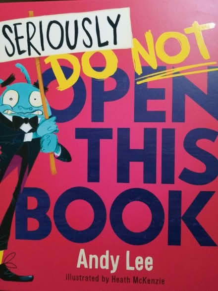 Photo of Book - Do Not Open This Book - Children's book by Andy Lee (Great Hollands RG12) #1