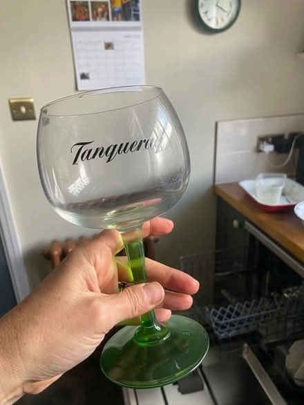 Photo of free Tanqueray branded gin glass (S8 Beauchief) #1