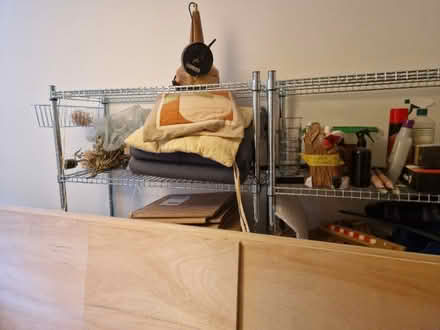 Photo of free Two metal storage racks approx 1.8 x 0.9m (Penge BR3) #1