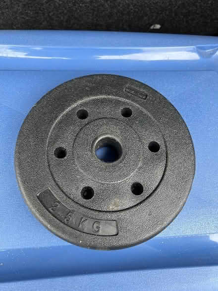 Photo of free Four 2.5kg weights (Bidston Hill CH43) #1