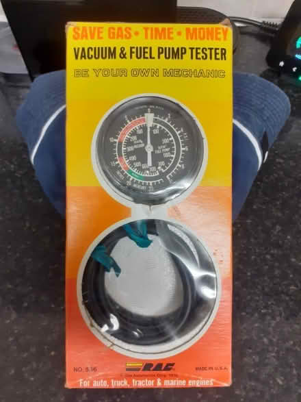 Photo of free Vacuum and Fuel PumpTester (Prestbury GL52) #3