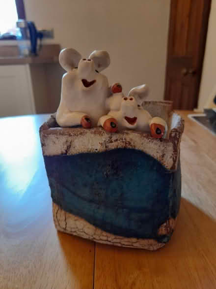 Photo of free Plant pot with pigs! (Leyland PR25) #1
