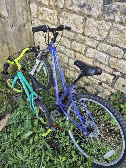 Photo of free One child bikes (bigger one taken) (Stratton-on-the-Fosse BA3) #1