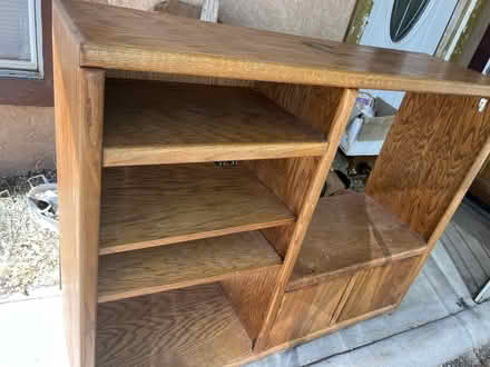 Photo of free Old Wooden Entertainment Center (Sunset, Bridge, and 5-Points) #1