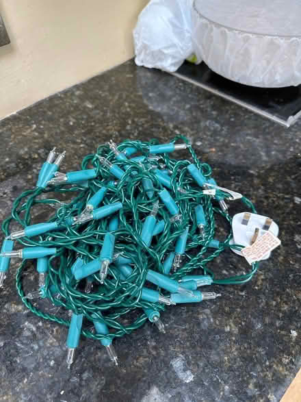Photo of free Christmas tree lights - Green (Chailey) #1
