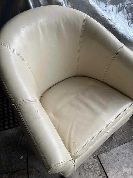 Photo of free Leather Tub chairs (Selby/Cawood) #4