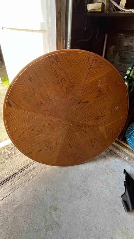 Photo of free Round table with extension (Westfield, NJ) #1