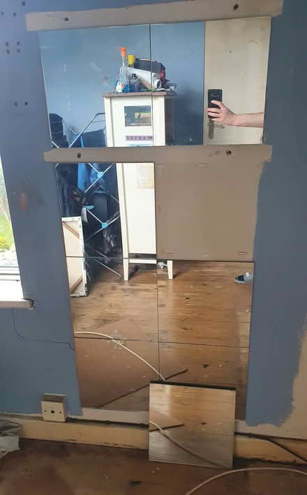 Photo of free Eight Matching Glass Panels (Camberwell Green) #1