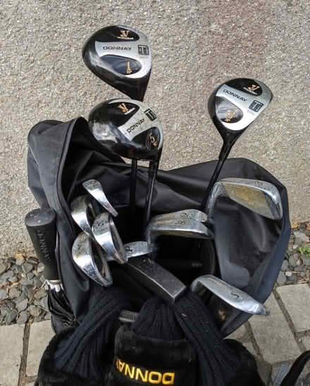 Photo of free Golf clubs with bag & trolley (Bolton le Sands LA5) #2