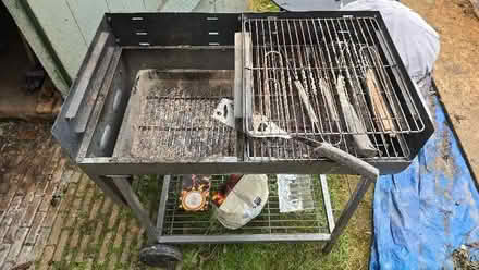 Photo of free 1/2 barrel BBQ (New Bradwell MK13) #1