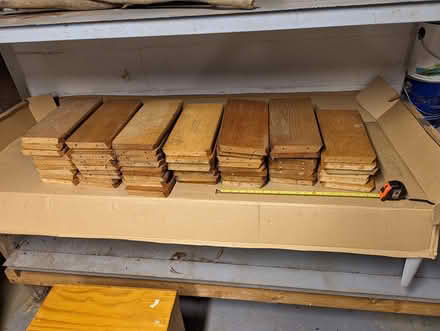 Photo of free Oak boards Ladder Steps (Lenni Rd near Rt 452) #2