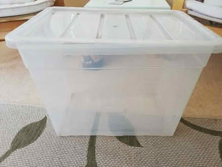 Photo of free Large plastic storage box with lid (Harrogate HG2) #1