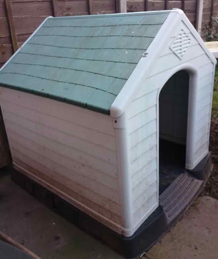 Photo of free Large plastic dog house (Radcliffe M26) #1