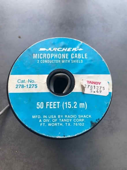Photo of free Reel of microphone cable (Ruislip UB10) #2