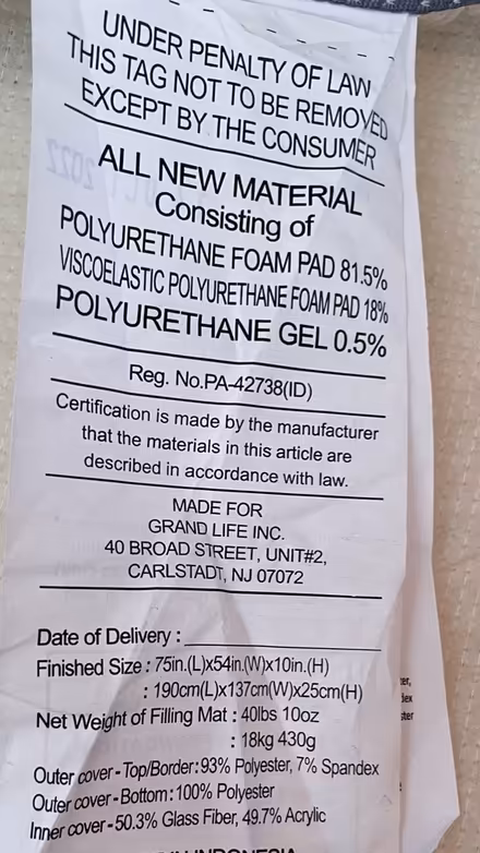 Photo of free Mattress (Columbia heights) #2