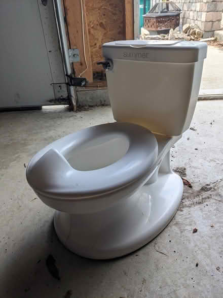 Photo of free Realistic-appearing training toilet (Main St - Pleasant Ln Lombard) #1