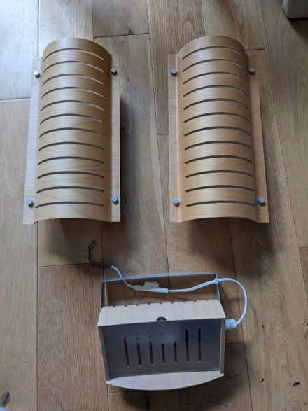 Photo of free Set of 3 matching IKEA wall lights (Middlewood S6) #4