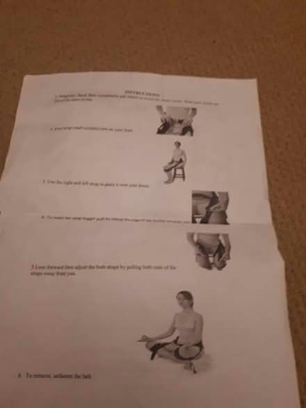 Photo of free Yoga Back Support Belt - New (Cressex HP12) #2