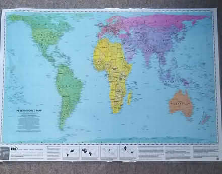 Photo of free Laminated world map (Woodford IG8) #1