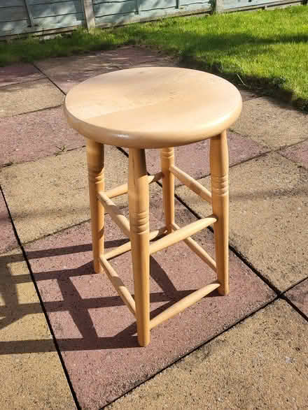 Photo of free Wooden stool (Hanslope MK19) #1