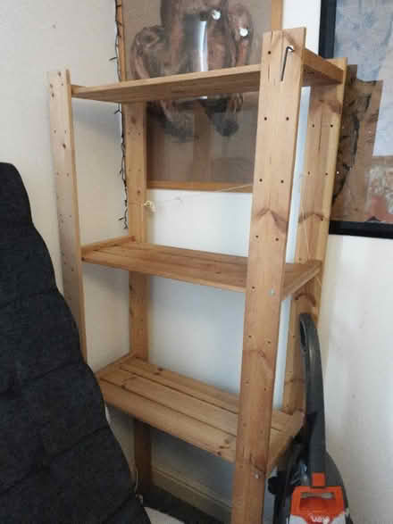 Photo of free Ikea wooden shelving (Fleetwood FY7) #1