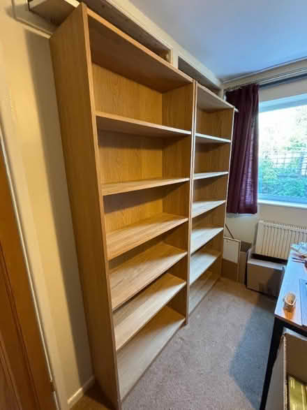 Photo of free Wooden bookcases / shelves (Priston CP) #2