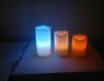 Photo of free 3-Pack Real Wax LED Candles (East Grinstead town centre) #1