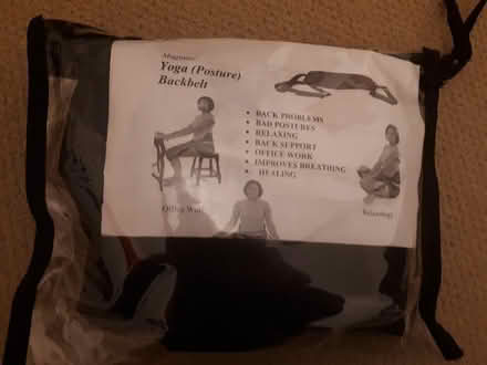 Photo of free Yoga Back Support Belt - New (Cressex HP12) #1