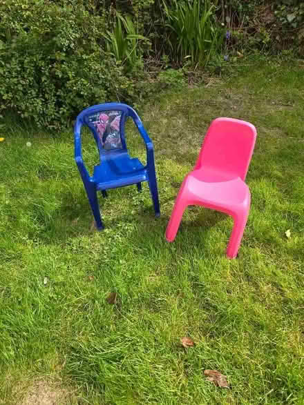 Photo of free Childrens plastic chairs. (Treliske TR1) #1