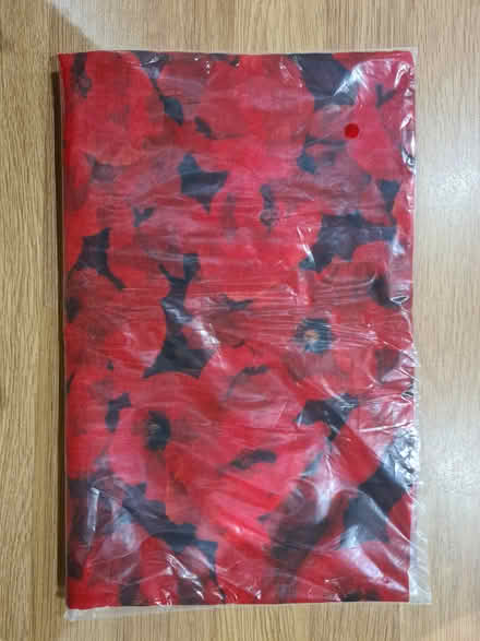 Photo of free Poppy print lightweight scarf (Didcot OX11) #1