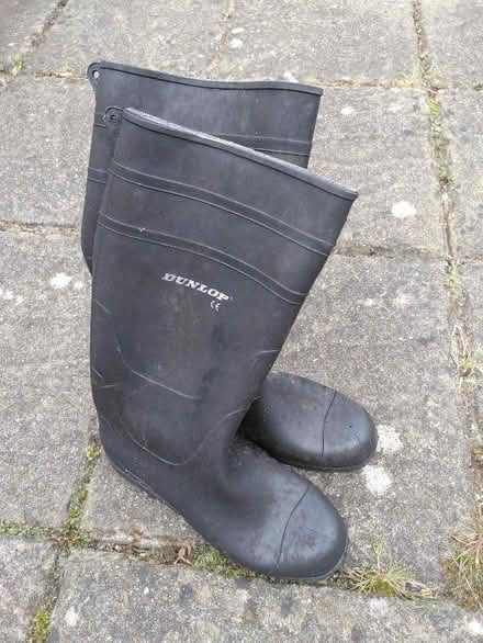 Photo of free Size 9 black wellies (Seaford BN25) #1