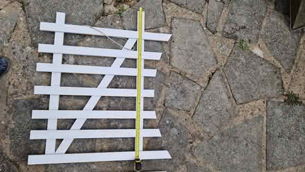 Photo of free White wooden outside gate (Purley) #3