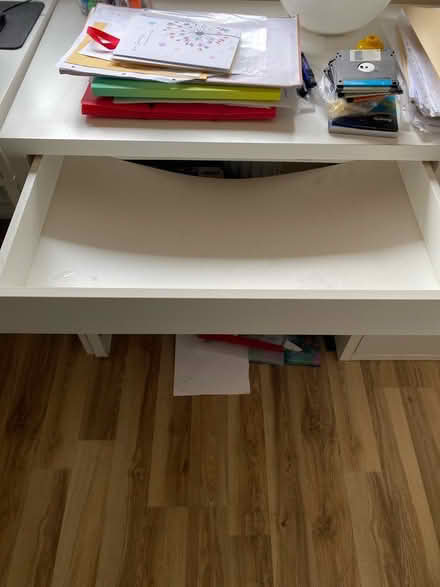 Photo of free White ikea desk (BA2) #3