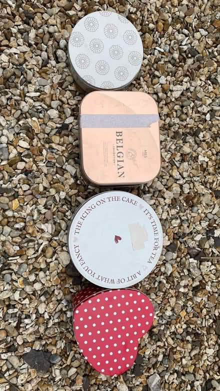 Photo of free 4 “Biscuit” Tins (New forest, Bramshaw) #2