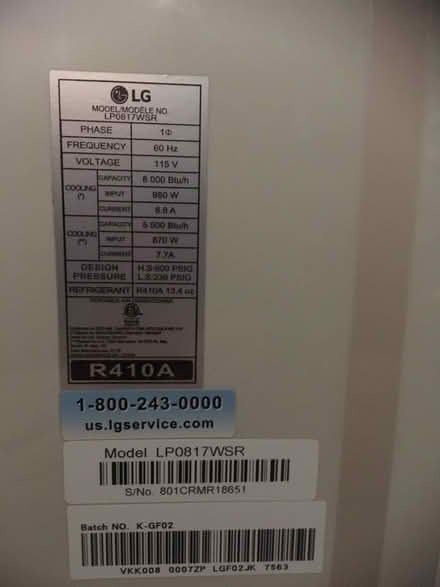 Photo of free portable a/c 9K BTU (Bronx) #2