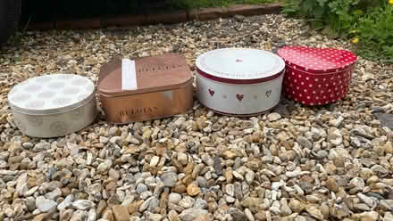 Photo of free 4 “Biscuit” Tins (New forest, Bramshaw) #1