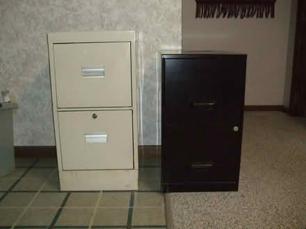 Photo of free Two metal filing cabinets (Streetsboro) #1