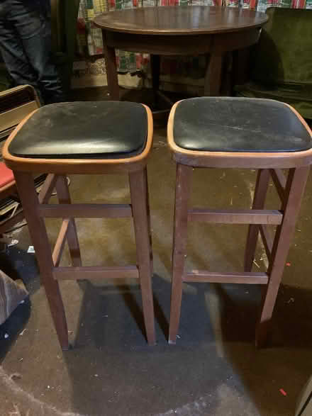 Photo of free 2 x kitchen bar stools (Rusthall TN3) #2