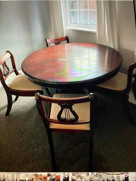 Photo of free Dining table and 4 chairs (Harefield Road UB8 Uxbridge) #1