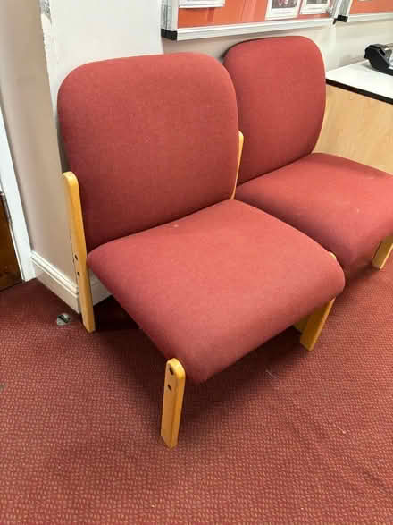 Photo of free Chairs (4) comfy reception area (Otley LS21) #1