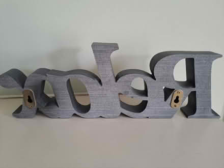 Photo of free Dark Grey 3D Ornamental "Relax" sign (Surrey Heath GU16) #2